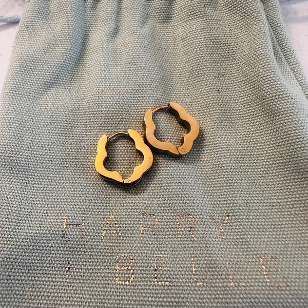 Bloom Gold Waterproof Hoops