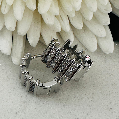 Daillie Silver Hoops