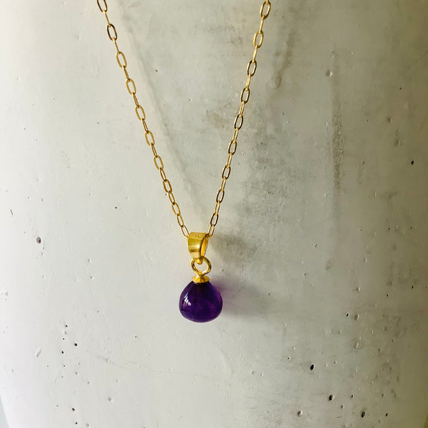 Amethyst Bauble Necklace