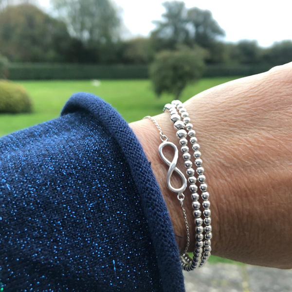 Silver Infinity Bracelet